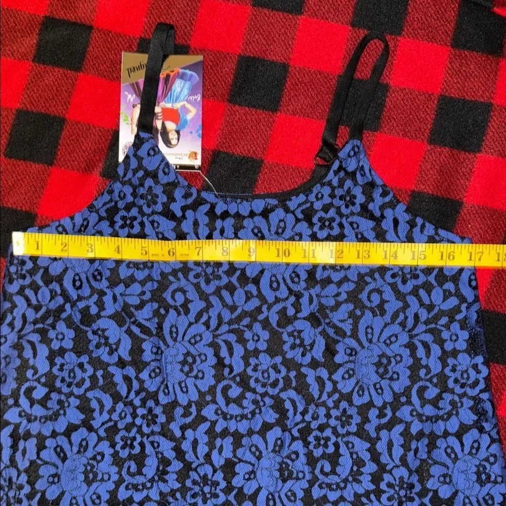 Disney Purple and Black Floral Camisole
